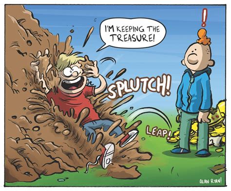 Smudge Finds Buried Treasure Smudge Comic Strips On