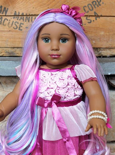 Adorable Custom Ooak Kaya Base American Girl Doll Pastel Party Come In