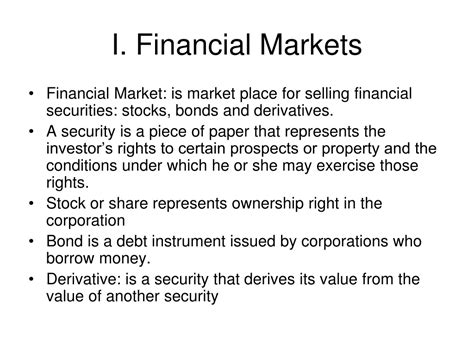 Ppt Chapter 5 Financial Markets And Institutions Powerpoint