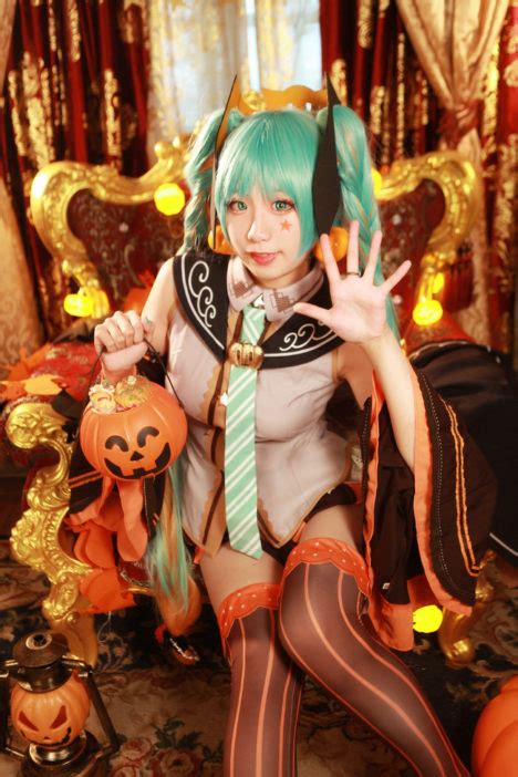 Halloween Hatsune Miku Cosplay Hardly Spooky Sankaku Complex