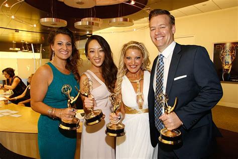The Ktla News Team Celebrate Their Win At The 66th Los