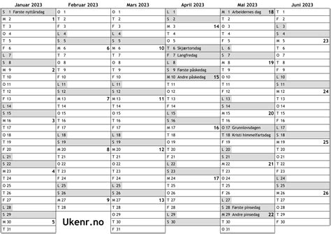 Kalender Med Uker 2023 Get Calendar 2023 Update Riset