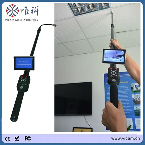 China Vicam Telescopic Pole Water Tank Inspection Camera With Flexible