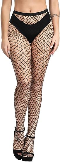 Simply Joshimo Womens Deluxe Fishnet Black Tights Whale Net Fencenet Elasticated Pantyhose