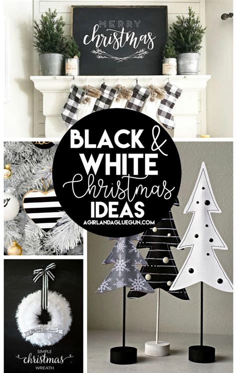 30 Black And White Christmas Decor Ideas
