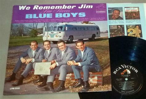 Jim Reeves Blue Boys Lp We Remember Jim Rca Victor Lpm 3331 1965