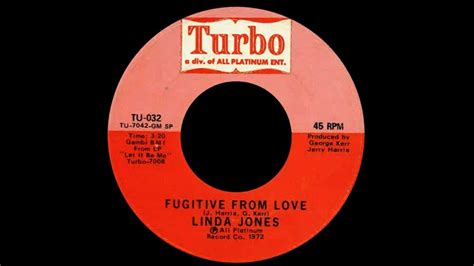 Linda Jones Fugitive From Love Turbo Records Youtube