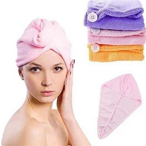 Towel Wrap Absorbent Towel Hair Drying Quick Dry Shower Caps Bathrobe