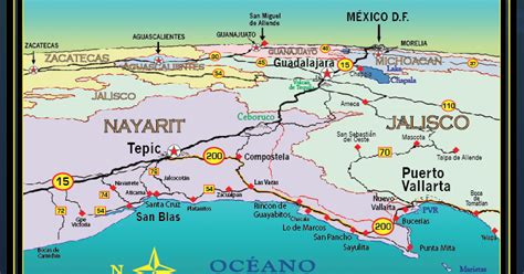 Mapa Jeff Cartography Riviera Nayarit Road Map