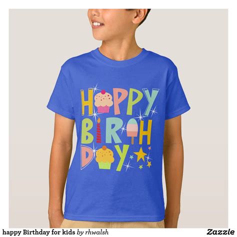 Happy Birthday For Kids T Shirt In 2020 Happy Birthday