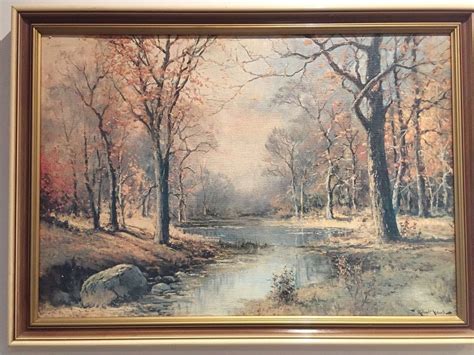 Robert Wood Oil Painting 56 Frame Wall Hanging Art Vintage Retro