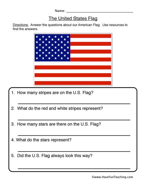 About this quiz & worksheet this quiz and corresponding worksheet gauge your understanding of the states of consciousness. United States Flag Worksheet - Have Fun Teaching