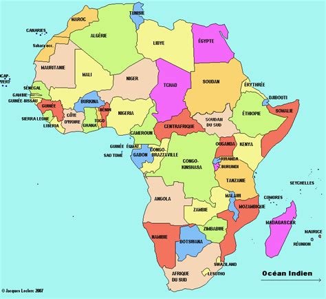 Arriba Foto Mapa De áfrica Con Nombres Y Capitales El último