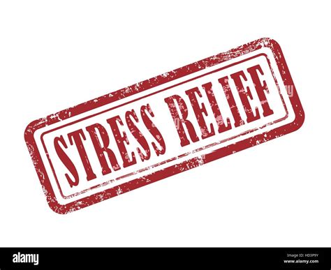 stamp stress relief in red over white background stock vector image and art alamy