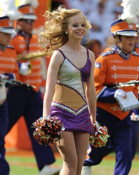 Clemson Clemson Vs Georgia Tech Clemson Tigers Hot Cheerleaders