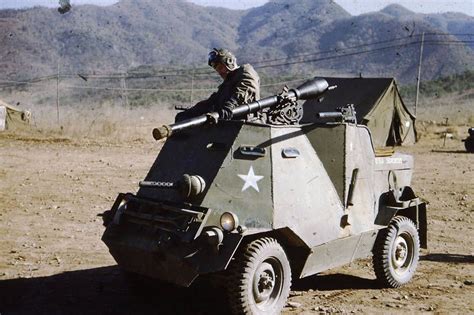 Modified Armored Jeep Us 17th Infantry Rgt Korea 1952 Or Later Jeep