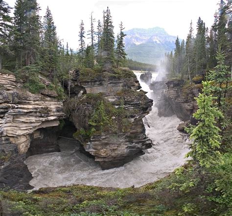 Athabasca Falls Canada Awesome Place For Tourist Virtual University
