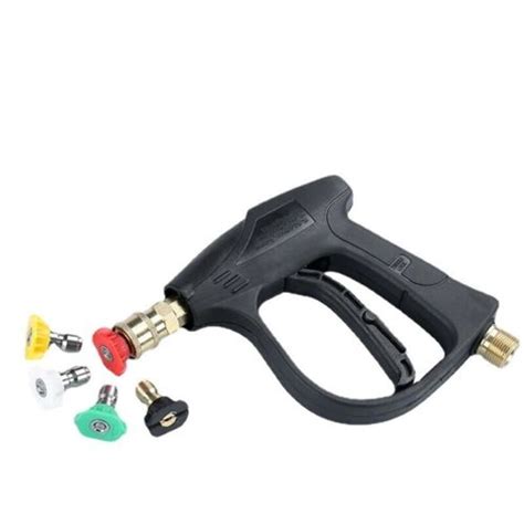 14 High Pressure Washer Gun 4000 Psi Car Wash Foam Spray Short Wand W Nozzle