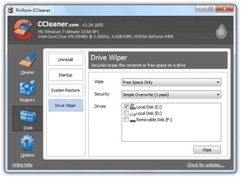 Free Space Cleaner Freeware In 2021 Freeware Free Space Pc Cleaner