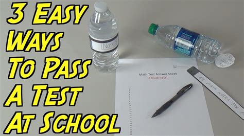 Smart Ways You Can Pass A Hard Test School Hacks Nextraker Youtube