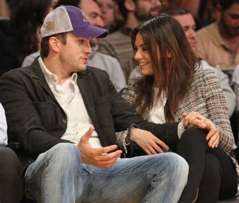 Mila Kunis Flashes Her Engagement Ring At Lakers Game