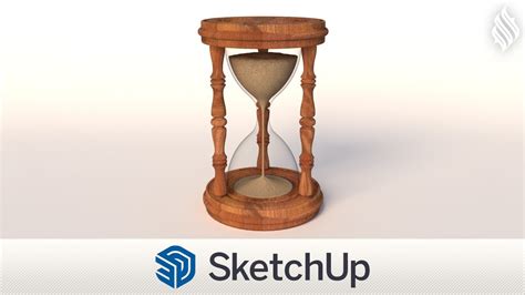 3d modeling hourglass [sketchup tutorial] youtube