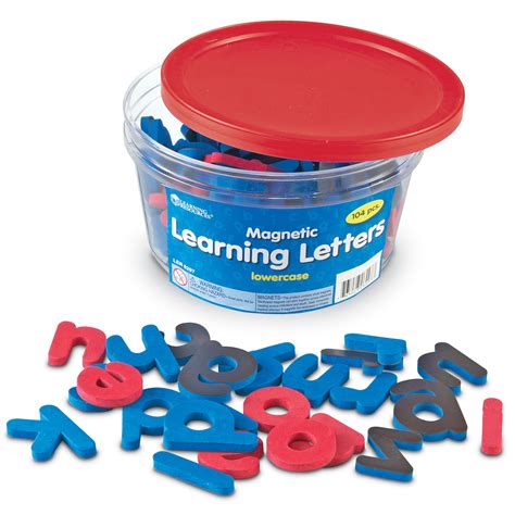 Learning Resources Magnetic Learning Letters 104 Piece Set Ages 3