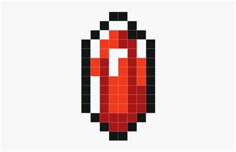 Red Rupee Ruby Zelda Pixel Art Png Image Transparent Png Free