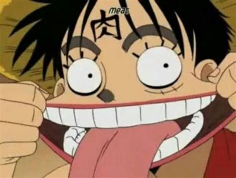 Monkey D Luffy Funny Face One Piece One Piece Manga One Piece 