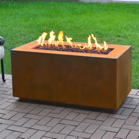 Corten Steel Fireplace Patio Indoor Gas Fire Pit Buy Gas Fire Pit