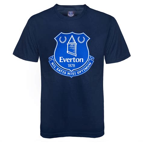 Everton Fc Official Football T Mens Crest T Shirt