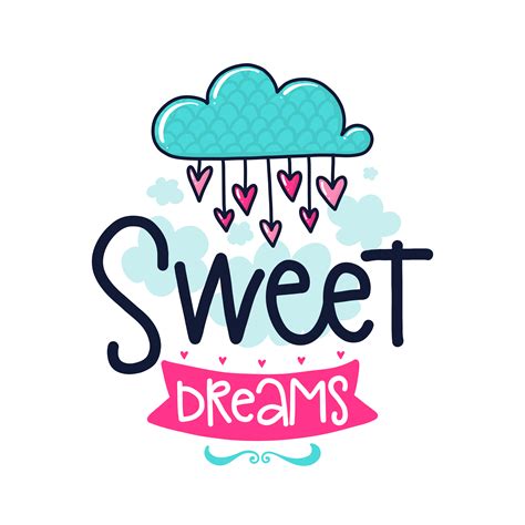 Sweet Dreams Typography Card Social Media Design Graphics Sweet Dreams