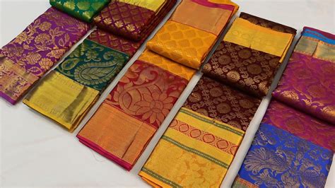 Kanchi Pattu Sarees New Collections With Price Below 6000 Hyderabad Youtube