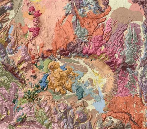 Geologic Map Of Long Valley Caldera Ca Usa Geology Map Birds Eye View