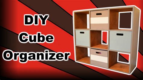 Diy Cube Organizer Youtube