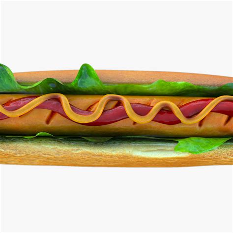 3d Hot Dog