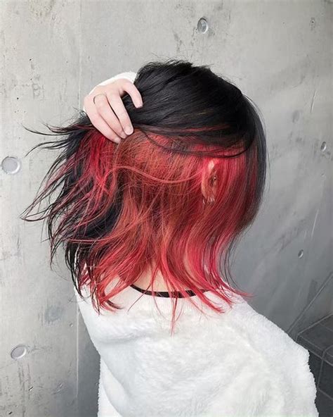 Ideias Para Colorir Os Cabelos Hair Color Underneath Under Hair Dye