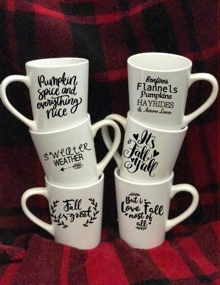 Whether you're sipping your morning coffee or enjoying a chai tea latte, you're sure to have a favorite cup or mug that makes your day. Six Mug Set Fall Coffee and Tea Mugs | Etsy | Autumn ...