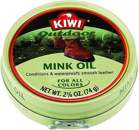 Kiwi Outdoor Mink Oil Shoe Polish 2 58 Oz Pack Of 3 Amazonca