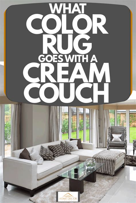 What color rug goes with black couch. What Color Rug Goes With a Cream Couch - Home Decor Bliss