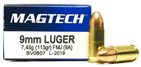 Magtech Rangetraining 9mm Luger 115gr Full Metal Jacket 50 Rd Box