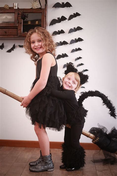 Halloween Kids Costumes Witch And Cat Part Ii Fannice