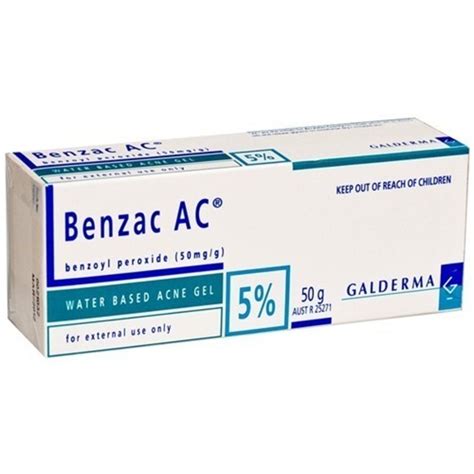 Benzac Ac Benzoyl Peroxide 25 Gel Packaging Size 50 G At Rs 100