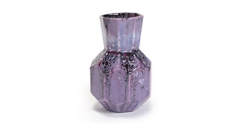 Lavender Flower Faceted Bud Vase Project