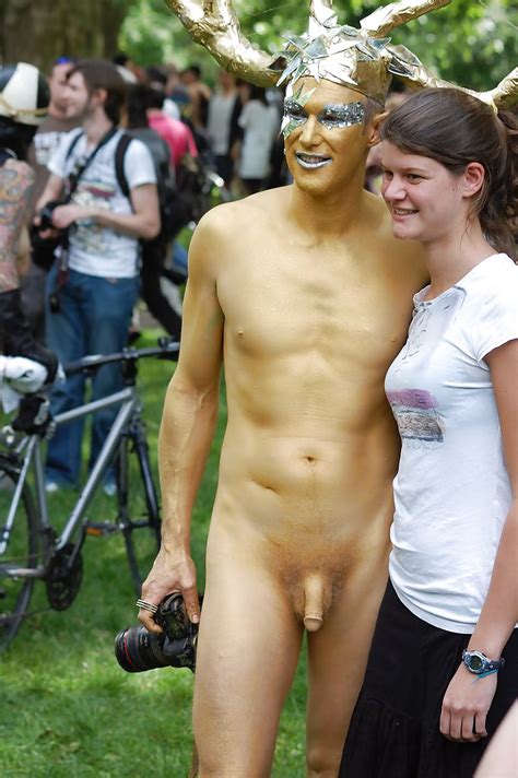 Men Naked Body Art