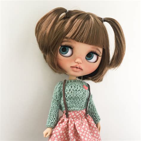 blythe custom doll custom dolls big eyes dollies blythe dolls doll dress custom clothes