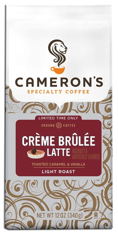 Cameron S Coffee Holiday Roasted Ground Coffee Bag Flavored Crème