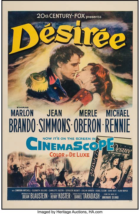 Desiree (20th Century Fox, 1954). One Sheet (27" X 41"). Drama.. | Lot