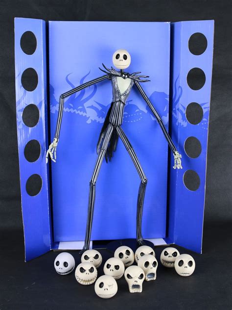 35cm 12 Face Jack Skellington Figure Animation Model The Nightmare