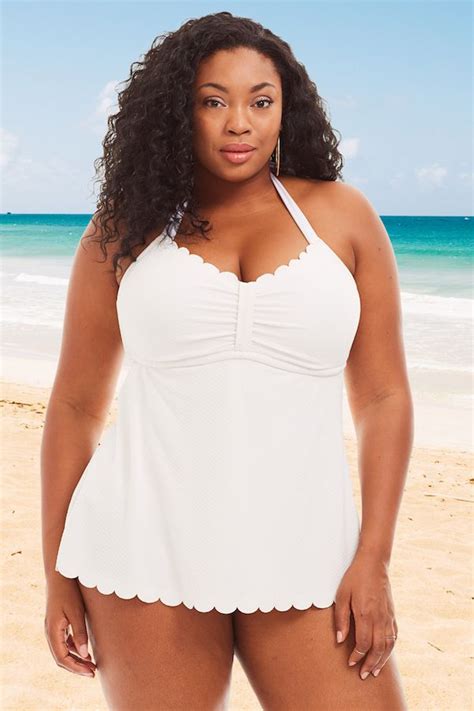 The Jessica Simpson Under The Sea Plus Size Swimdress Is Sure To Make